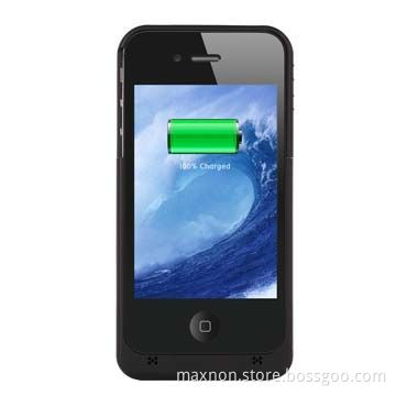 1,900mAh, Portable External Battery Power Bank Case for iPhone 4/4S